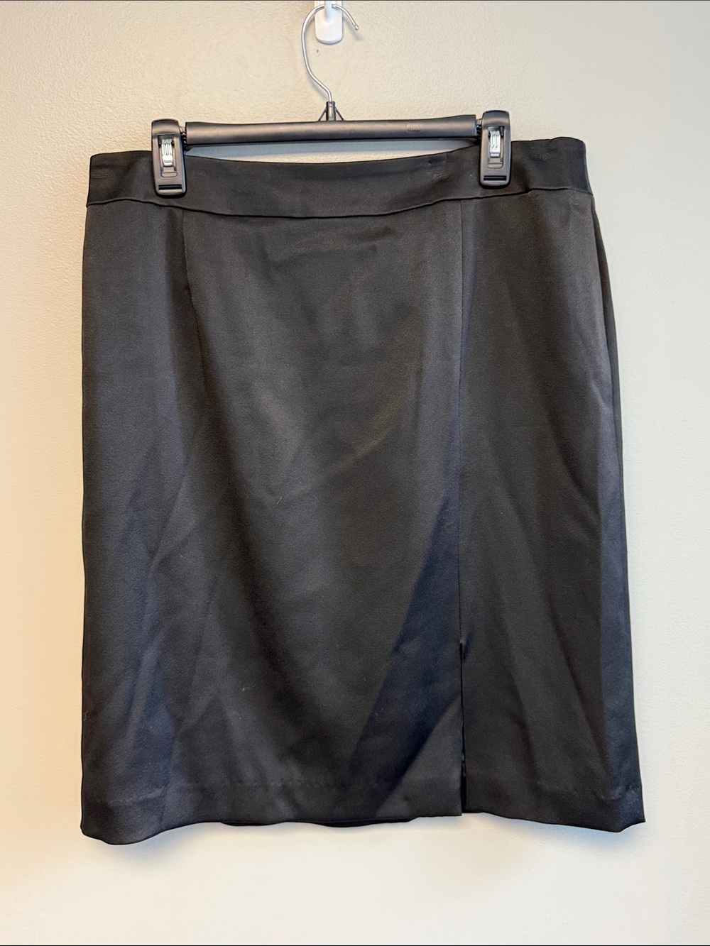 Talbots Petites Black Straight Pencil Skirt Size 16 Career Classic